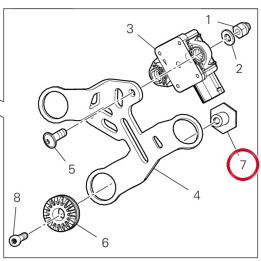 Entretoise 71012271BA — réf. 71012271BA | Ducati Store