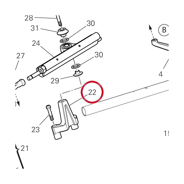 Bride amortisseur — réf. 96211851AA | Ducati Store