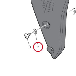 Rondelle en nylon 6X12X0,5 — réf. 85610421A | Ducati Store