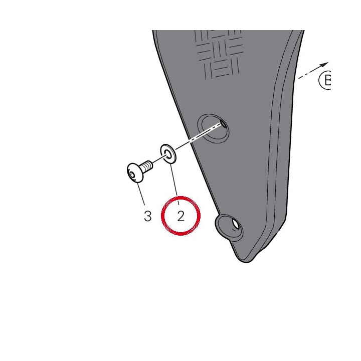 Rondelle en nylon 6X12X0,5 — réf. 85610421A | Ducati Store