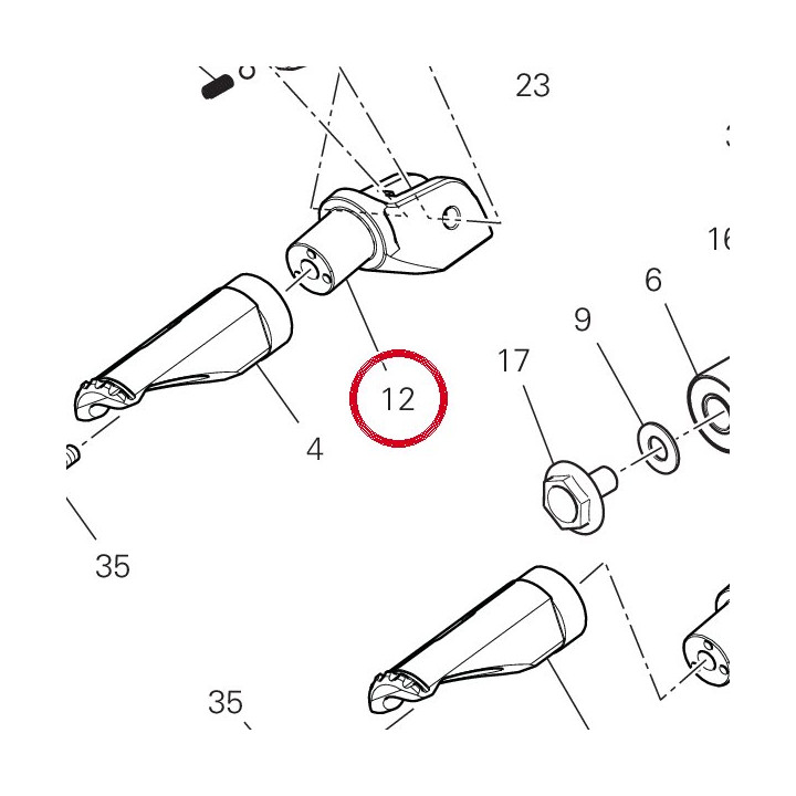 Adapteur 96211342AA — réf. 96211342AA | Ducati Store