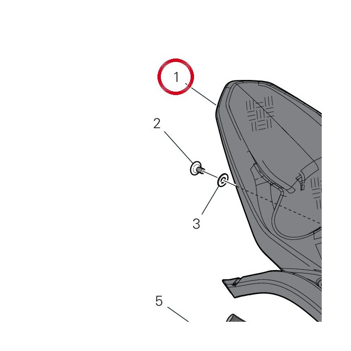 Garde-Boue arrière — réf. 56510891AA | Ducati Store