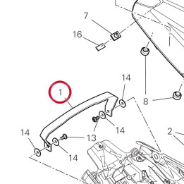 Courroie selle 59516821BE — réf. 59516821BE | Ducati Store