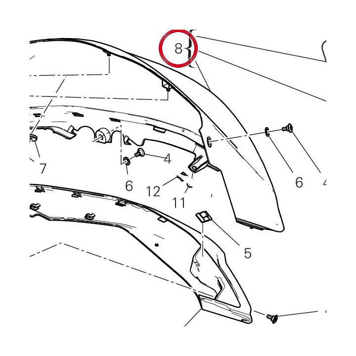 Assieme coperchio gauche — réf. 480PC251AG | Ducati Store