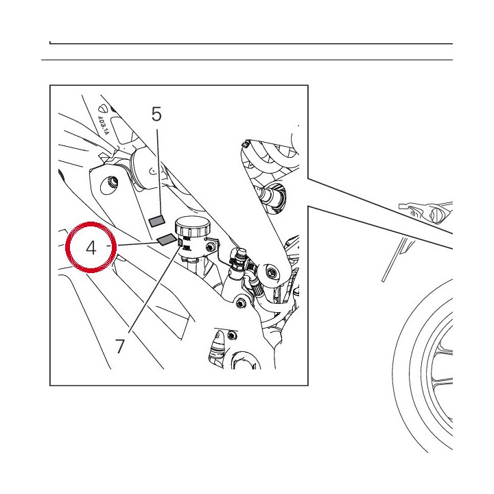 Targhetta pressione E — réf. 43315001A | Ducati Store