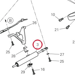 Amortisseur de direction — réf. 36420241A | Ducati Store