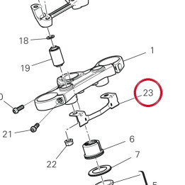 Equerre 8301R141AA — réf. 8301R141AA | Ducati Store