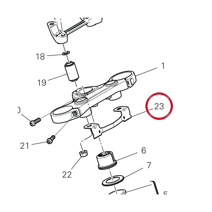 Equerre 8301R141AA — réf. 8301R141AA | Ducati Store