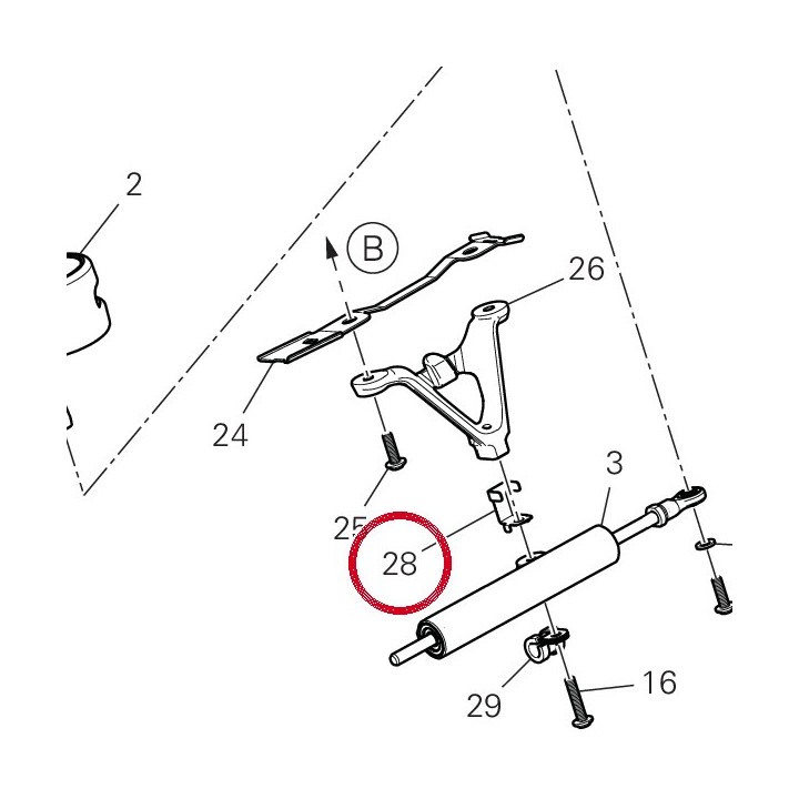 Equerre guide tuyau — réf. 8301R241AA | Ducati Store