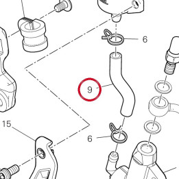 Tuyau huile 93310591A — réf. 93310591A | Ducati Store