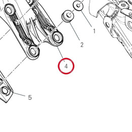 Porte-Plaque supérieur — réf. 56116542A | Ducati Store
