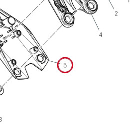 Porte-Plaque inférieur — réf. 56116551A | Ducati Store