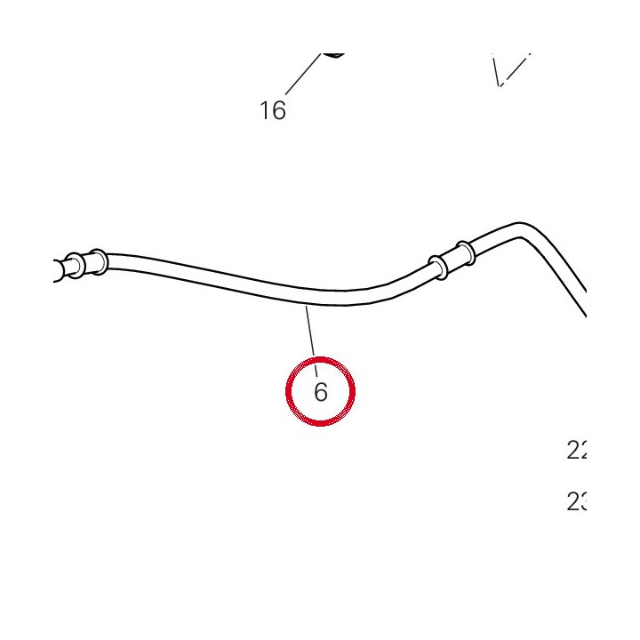 Tuyau embrayage 63211271C — réf. 63211271C | Ducati Store