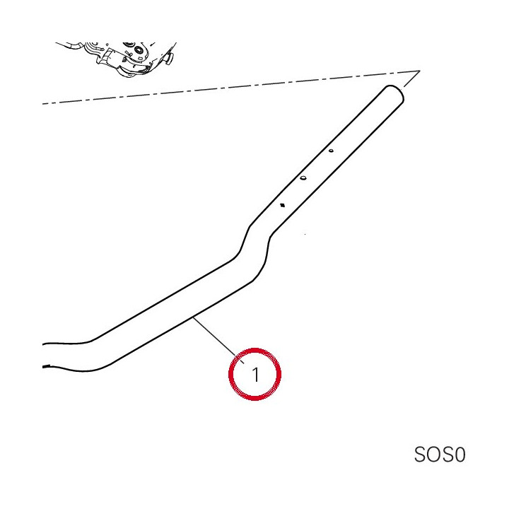Guidon 36016571AA — réf. 36016571AA | Ducati Store