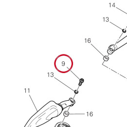 Vis tcei M8X40 gauche — réf. 77110651A | Ducati Store