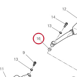Entretoise 8,2X17,5 H15 — réf. 7131D601AA | Ducati Store