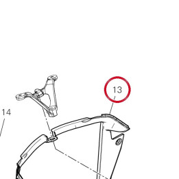 Support radiateur eau — réf. 480PJ312A | Ducati Store