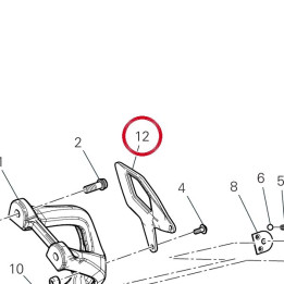 Pare-Talon gauche — réf. 24718402AB | Ducati Store