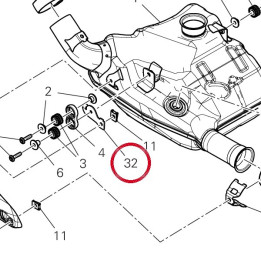 Bride de support — réf. 8301R581A | Ducati Store