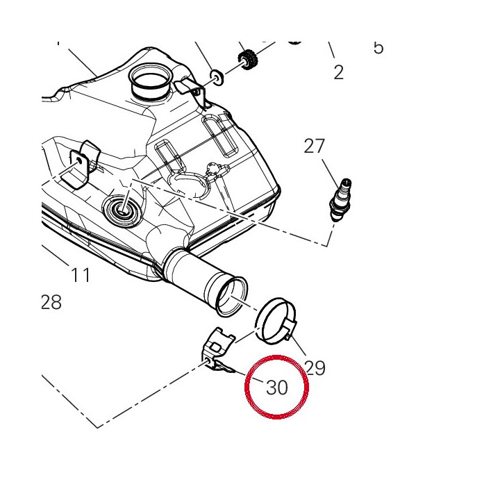 Bride avant support — réf. 8301R571A | Ducati Store