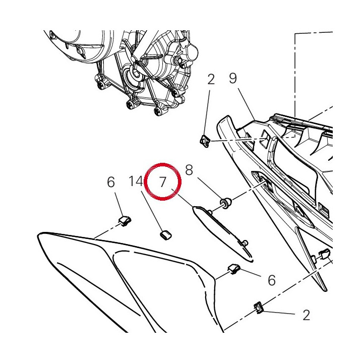 Petite porte vase expansion — réf. 48217771A | Ducati Store