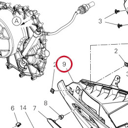 Couverture inférieure — réf. 4801J471A | Ducati Store
