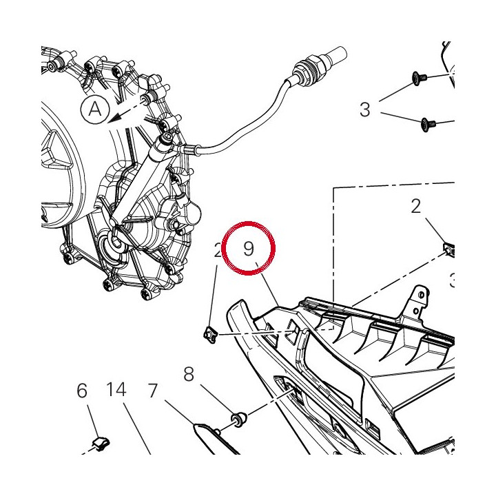 Couverture inférieure — réf. 4801J471A | Ducati Store