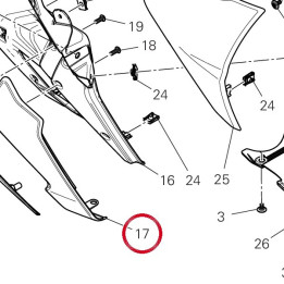 Embout droit 4801J331A — réf. 4801J331A | Ducati Store