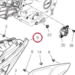 Couverture inférieure — réf. 4801J381A | Ducati Store