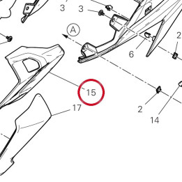 Cache embout gauche — réf. 4801J411AA | Ducati Store