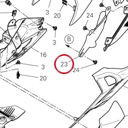 Cache câblage électrique — réf. 4801J641A | Ducati Store