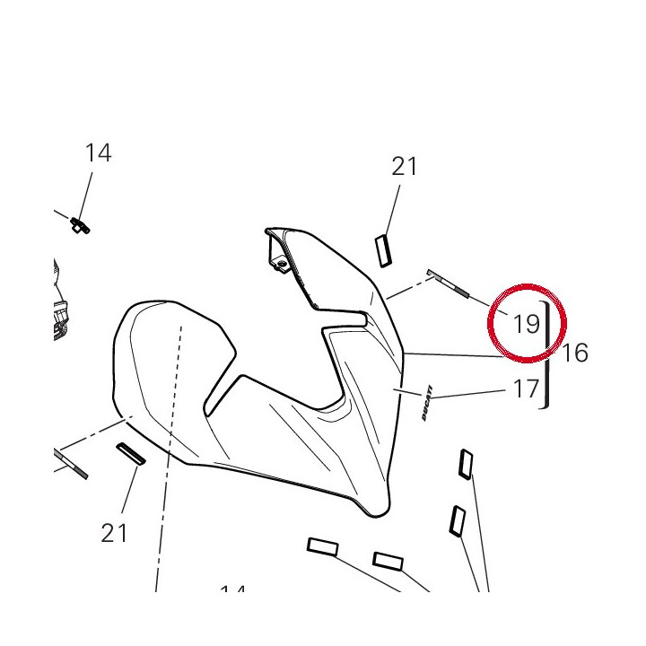 Decalcomania bandiera ita — réf. 4381O751A | Ducati Store