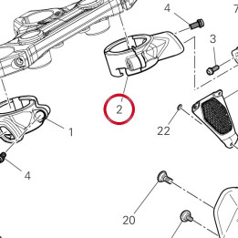 Spacer indicator lh — réf. 7131F922A | Ducati Store