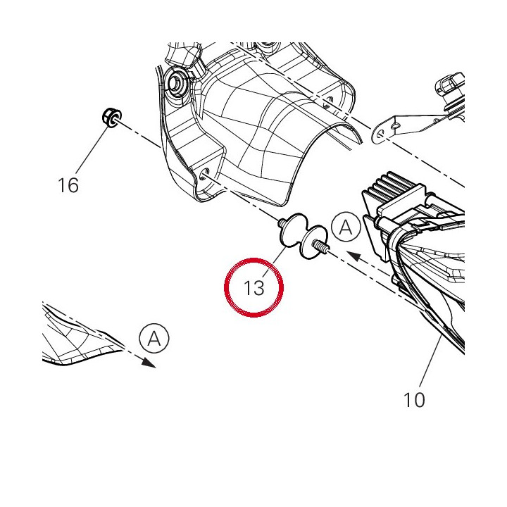 Antivibration 70011281A — réf. 70011281A | Ducati Store