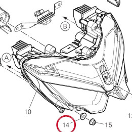 Entretoise 71615971AA — réf. 71615971AA | Ducati Store