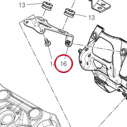 Equerre tableau de bord — réf. 8301Q061AA | Ducati Store