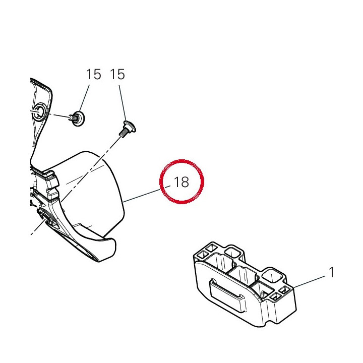 Sous-Cadre avant 8291T352A — réf. 8291T352A | Ducati Store