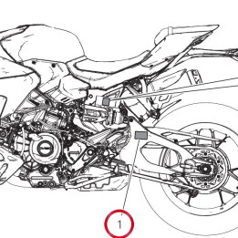 Targhetta pressione E — réf. 43315631A | Ducati Store
