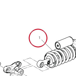 Amortisseur arrière — réf. 36522772A | Ducati Store