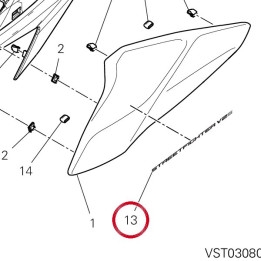Autocollant Streetfighter — réf. 4381Q671A | Ducati Store
