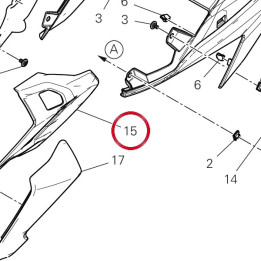Cache embout gauche — réf. 4801J411AB | Ducati Store