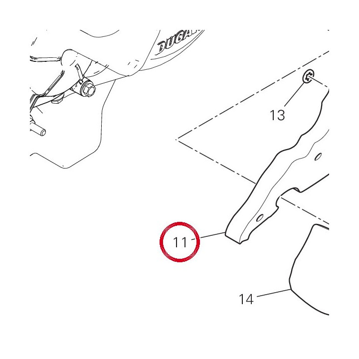 Panneau insonorisant — réf. 48612781A | Ducati Store