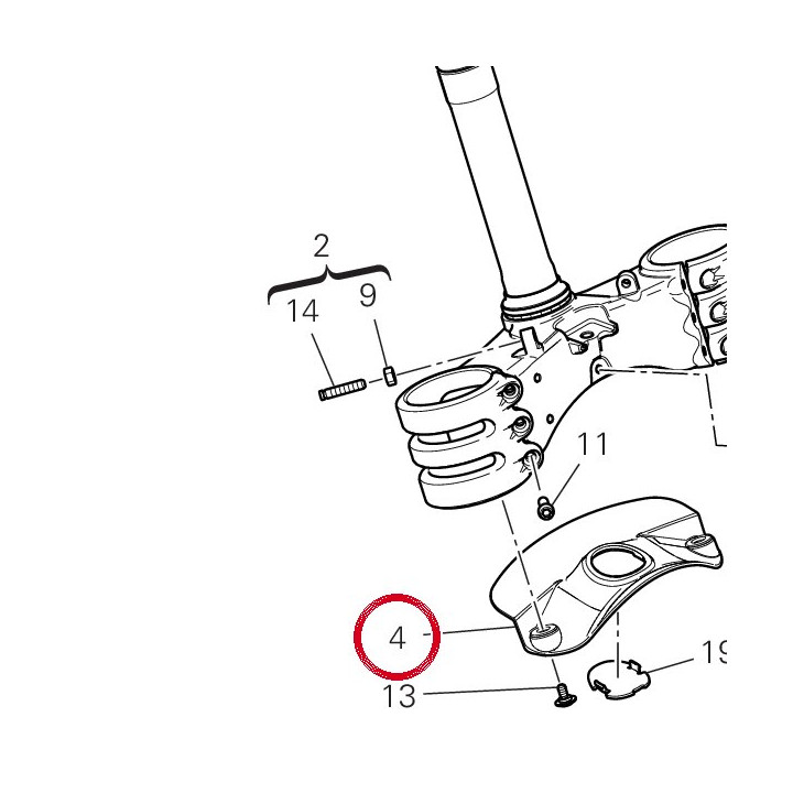 Bavette Garde-Boue — réf. 4601I002AA | Ducati Store