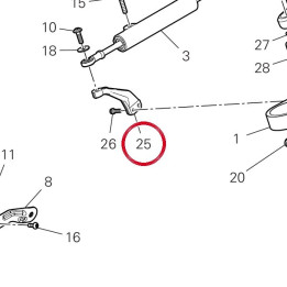 Equerre amortisseur — réf. 8301H621AB | Ducati Store
