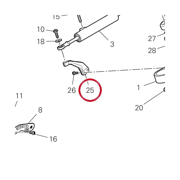 Equerre amortisseur — réf. 8301H621AB | Ducati Store