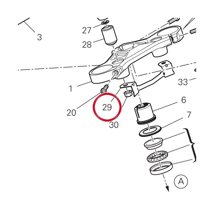 Passe-Tube 83019542BA — réf. 83019542BA | Ducati Store