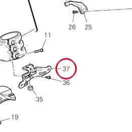 Support 8301H591AA — réf. 8301H591AA | Ducati Store