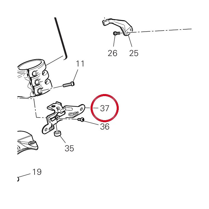 Support 8301H591AA — réf. 8301H591AA | Ducati Store