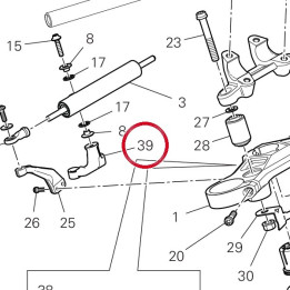Support 8301L621AA — réf. 8301L621AA | Ducati Store