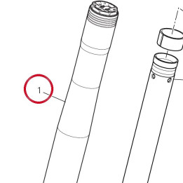 Fourche complète droit — réf. 34421312A | Ducati Store